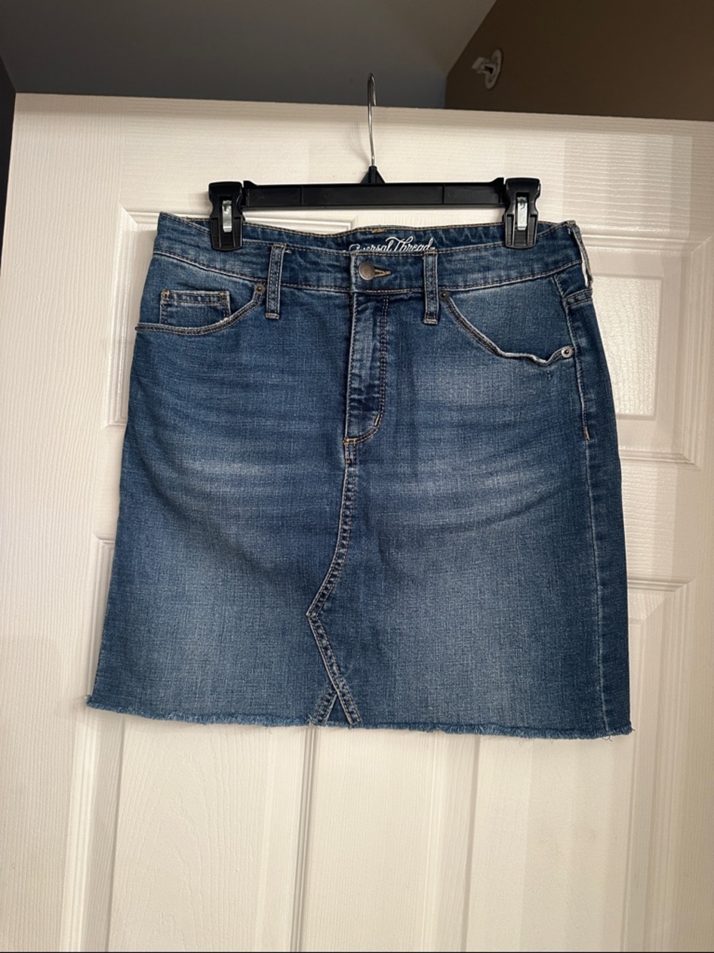 Universal Thread Denim Mini Skirt in Blue